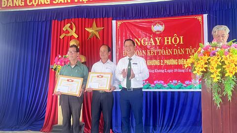 Điện Phương, sôi nổi ngày hội Mặt trận tại 10 khu dân cư