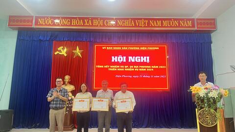 Điện Phương, tổ chức Hội nghị triển khai nhiệm vụ Quốc phòng, quân sự địa phương năm 2024