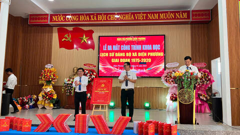 Điện Phương, ra mắt “Lịch sử Đảng bộ xã Điện Phương giai đoạn 1975-2020”