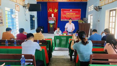 Điện Phương, giám sát thực hiện Quy định 213-QĐ/TW của Bộ Chính trị tại Khối phố Đông Khương 1.