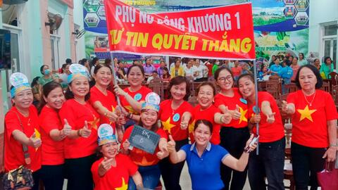 Phụ nữ Điện Phương, tổ chức Hội thi “Rung chuông vàng”