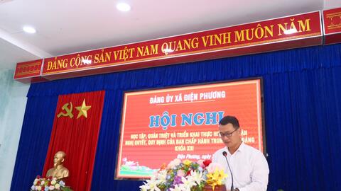 Điện Phương, tổ chức Hội nghị quán triệt các kết luận, nghị quyết của TW