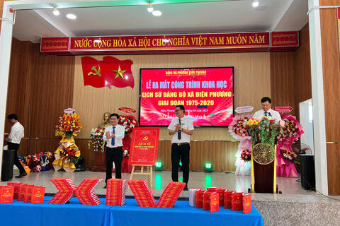 Điện Phương, ra mắt “Lịch sử Đảng bộ xã Điện Phương giai đoạn 1975-2020”